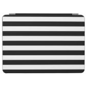 Protection iPad Air Bandes Verticales Noires Et Blanches (Horizontal)