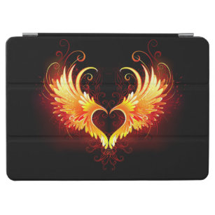 Protection iPad Air Coeur de feu ange avec ailes