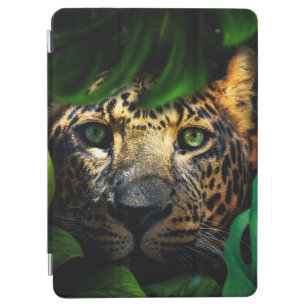Protection iPad Air Curiosité sauvage : Jaguar Lurking dans la jungle