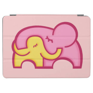 Protection iPad Air Cute boîte d'éléphants graphiques