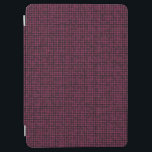 Protection iPad Air Dark Magenta Squares Pattern<br><div class="desc">Protect your tablet with this cover featuring a pattern of stylish dark magenta squares on a black background.</div>