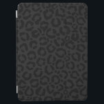 Protection iPad Air Empreinte de léopard noir minimal moderne<br><div class="desc">Ce design moderne et minimaliste est parfait pour la femme design et branchée. Il est doté d'un motif poster de animal de cheetah noir et noir au charbon de bois. C'est cool, unique, contemporain et à la mode. ***IMPORTANTE NOTE DE CONCEPTION : Pour toute demande de conception personnalisée, telle que...</div>