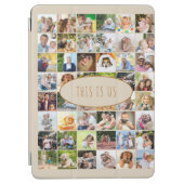Protection iPad Air Family Friends 40 Photo Collage This is Us Cream (Devant)