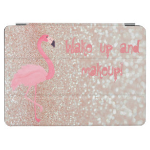 Protection iPad Air Flamant rose rose Glittery Bokeh - Réveillez-vous