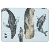 Protection iPad Air Flurry de baleines (Horizontal)