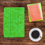 Protection iPad Air Gemmes vertes<br><div class="desc">L'imagerie digitalisée,  a conçu ce graphisme abstrait,  avec un motif texturé,  dans une teinte vive de vert clair,  semblable à Kelly Green.</div>