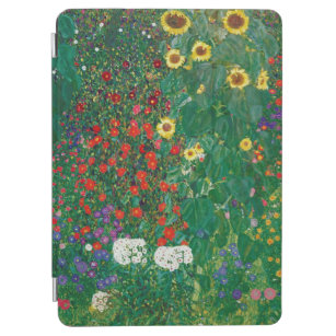 Protection iPad Air Gustav Klimt - Jardin agricole avec tournesols