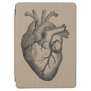 Protection iPad Air Illustration vintage de coeur