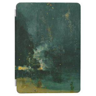 Protection iPad Air James Whistler - Nocturne en noir et or