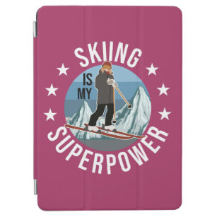 Protection iPad Air Le Ski Est Ma Superpuissance
