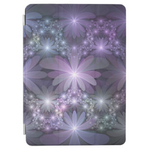 Protection iPad Air Lit de fleurs Art Fractal Abstrait tendance brilla