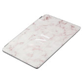 Protection iPad Air Monogramme rose en marbre doré (Côté)