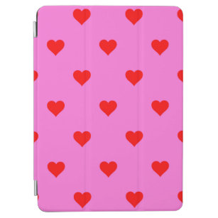 Protection iPad Air Motif de coeur simple violet rouge mou