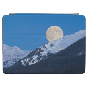 Protection iPad Air Pleine lune Sur Alyeska Station De Ski, Alaska