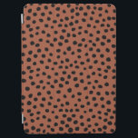 Protection iPad Air Points Empreintes de léopard Rouille Terracotta Ch<br><div class="desc">poster de animal - taches Empreintes de léopard - tons terreux - brun / rouille.</div>