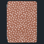 Protection iPad Air poster de animal Dots rouille Terracotta Dalmatie<br><div class="desc">poster de animal - Brown / Rust / Terracotta Dalmatien Points Inspiré.</div>