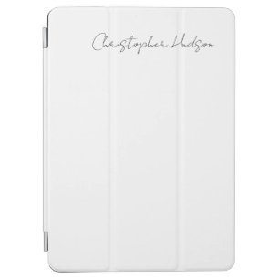 Protection iPad Air Professionnel Blanc Plat Créatif Chic Calligraphie