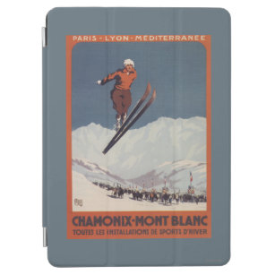 Protection iPad Air Saut à skis - affiche olympique de promo de PLM