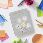 Protection iPad ballons coloré fête joli monogramme<br><div class="desc">ballons de fête colorés avec arrière - plans pastel dans différentes couleurs pour vous de choisir parmi et votre propre monogramme.</div>