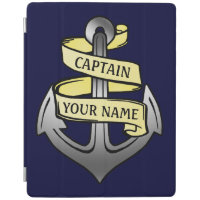 Bateau personnalisable Capitaine Votre nom Ancre