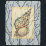 Protection iPad Branches des coquillages et des arbres<br><div class="desc">Jennifer Goldberger possède une collection extraordinaire d'oeuvres d'art qui capturent les joyaux de l'océan. Dans cette belle peinture nautique classique,  ce coquillage est l'objet principal avec des branches d'arbres uniques dans l'arrière - plan. Obtenez cette peinture translucide sur vos produits préférés dès aujourd'hui !</div>