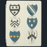 Protection iPad Crêtes familiales de diverses maisons anglaises<br><div class="desc">Un grand tirage de différentes crêtes familiales pour quelques maisons anglaises. Vous pouvez voir les noms de famille pour chaque crête ainsi que la ville dans laquelle ils vivaient. Si vous avez une affinité pour l'histoire anglaise,  c'est l'achat parfait pour vous!</div>