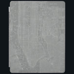 Protection iPad Croquis de la carte de New York<br><div class="desc">Croquis de New York City Map. Artiste : Vision Studio. ID d'image : 64746Z.</div>