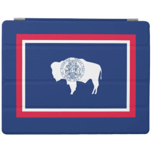 Protection iPad Design du drapeau d'état du Wyoming