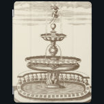 Protection iPad Fontaine de cour avec l'ange ornemental<br><div class="desc">Un ange d'ornamental complète cette fontaine décorative de cour. L'eau se renverse,  se rassemblant en différentes piscines de la fontaine. Une image paisible qui semblerait extraordinaire dans n'importe quelle maison !</div>