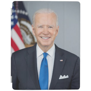 Protection iPad Le président Joe Biden Portrait de la Maison Blanc