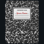 Protection iPad Livre de composition | Noir & Blanc<br><div class="desc">Composition classique noir et blanc Conception de livre, un approvisionnement scolaire de base pour les étudiants pendant des décennies, pour votre ipad 2 / 3 / 4, personnalisez-le en ajoutant votre nom, sujet matière n'importe quoi va, laisser votre imagination se déchaîner ; finition privée sous le diplôme 2015 collège université...</div>