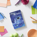 Protection iPad Mini Baleines tueuses Pleine lune bleue iPad Air Couver<br><div class="desc">Baleines tueuses sur les couvertures iPad à Pleine lune bleue</div>