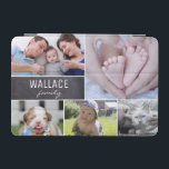 Protection iPad Mini Bloc de tableau de montage photo de famille<br><div class="desc">Protégez votre coque de tablette et choisissez vos photos préférées pour couvrir ce design. Customisez facilement les images, nom de famille.Profitez de déposer le coque de la tablette avec des photos de moments spéciaux avec famille, enfants, animaux de compagnie, mariage, fiançailles, grands-parents et plus encore. Le tableau ajoute un aspect...</div>