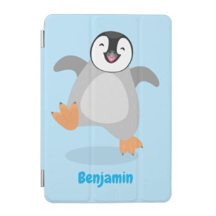 Protection iPad Mini Caricature de poussin de pingouin mignon et joyeus