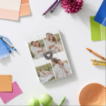 Protection iPad Mini Collage moderne Cadeau photo personnalisé de famil<br><div class="desc">Collage moderne Cadeau photo personnalisé de famille</div>