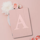 Protection iPad Mini Couverture simple Monogram iPad rose or rose<br><div class="desc">Aimez le rose et les monogrammes et avez un iPad qui a besoin d'une couverture intelligente? Ceci vous a couvert (et votre iPad)</div>