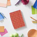 Protection iPad Mini Damask rouge & doré huilé diamant motif<br><div class="desc">Boîtier d'origine damassé à motif diamant. Couleur inspirée de Corymbia ficifolia ‘Baby Orange’ qui est un gommier australien à fleurs greffé. Design unique par Sarah Trett pour www.mylittleeden.com</div>
