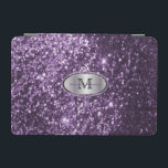 Protection iPad Mini Élégante Parties scintillant violette monogramme e<br><div class="desc">Couverture électronique prête pour vous à personnaliser. Remarque : Toutes les zones de modèle n'ont pas besoin d'être modifiées. 📌 Si vous avez besoin d'une personnalisation plus poussée, cliquez sur le bouton "Cliquez pour Customiser plus loin" ou "Customiser ou modifier la conception" et utilisez notre outil de conception pour redimensionner,...</div>