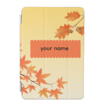 Feuilles d'automne rustiques Personnalisé