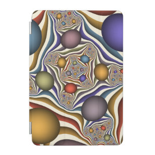 Protection iPad Mini Flying Up, Colorful, Modern, Art Fractal Abstrait