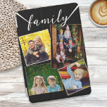Protection iPad Mini Galerie Collage de photos familiales Quatre photog<br><div class="desc">Décorez votre iPad avec les photos préférées de votre famille, avec cette couverture personnalisable. Avec de l'espace pour quatre de vos photos choisies, la couverture a le titre "famille" en haut du design. Cliquez sur Personnaliser pour télécharger vos photos vers le modèle. Un cadeau idéal pour les membres de la...</div>