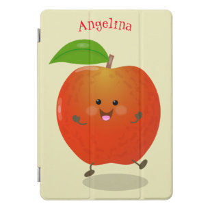 Protection iPad Pro Cover Illustration de dessin animé sur la pomme de danse