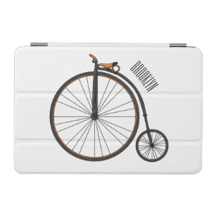 Protection iPad Mini Illustration de la bande dessinée de vélo à grande