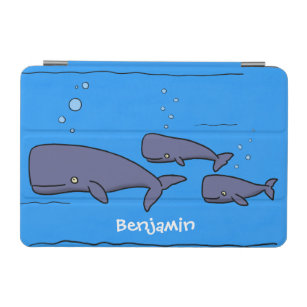 Protection iPad Mini Illustration de mignonne migratrice de baleines à