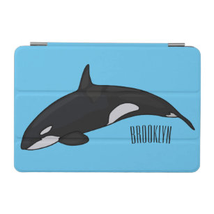 Protection iPad Mini Illustration d'une baleine tueuse
