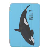 Protection iPad Mini Illustration d'une baleine tueuse (Devant)