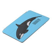 Protection iPad Mini Illustration d'une baleine tueuse (Côté)