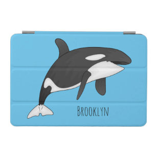 Protection iPad Mini Illustration d'une baleine tueuse
