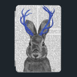 Protection iPad Mini Jackalope avec Antlers Bleus<br><div class="desc">Animaux et nature</div>