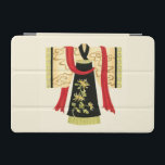 Protection iPad Mini Kimono japonais traditionnel avec imprimé floral<br><div class="desc">Nancy Slocum a créé cette reproduction charmante d'un Kimono japonais traditionnel avec une ceinture rouge profonde. Le fond du kimono est noir avec un joli imprimé floral. Donnez-le comme cadeau,  ou achetez-le pour vous-même!</div>